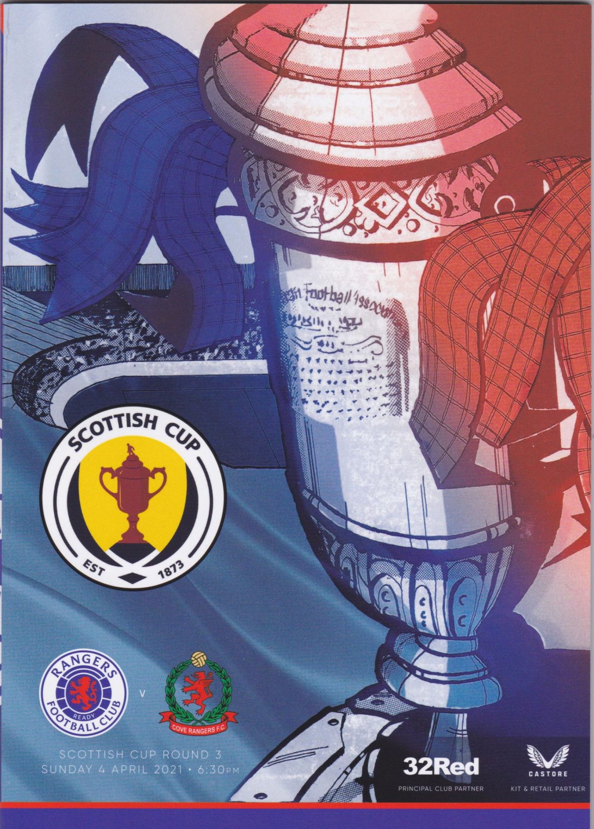 Rangers v Cove Rangers, Scottish Cup 3rd Round, Sunday 4th April 2021